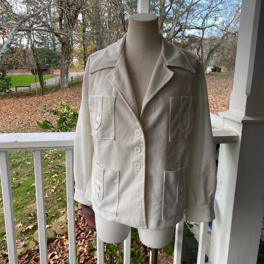 Vintage 60s70s button jacket
